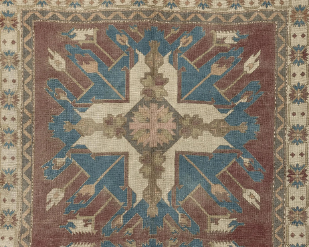 Multicolor Turkish Oushak Rug 8' 2" x 12' 4" Hand-Knotted | No. VR26139