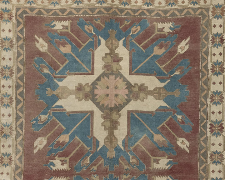 Multicolor Turkish Oushak Rug 8' 2" x 12' 4" Hand-Knotted | No. VR26139