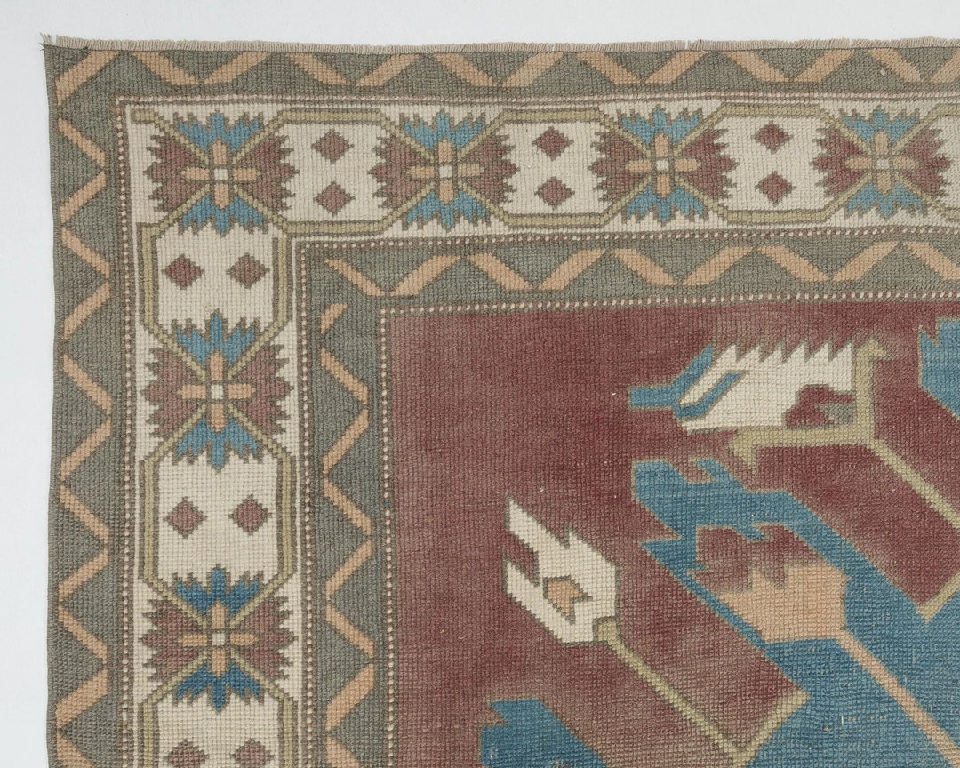 Multicolor Turkish Oushak Rug 8' 2" x 12' 4" Hand-Knotted | No. VR26139