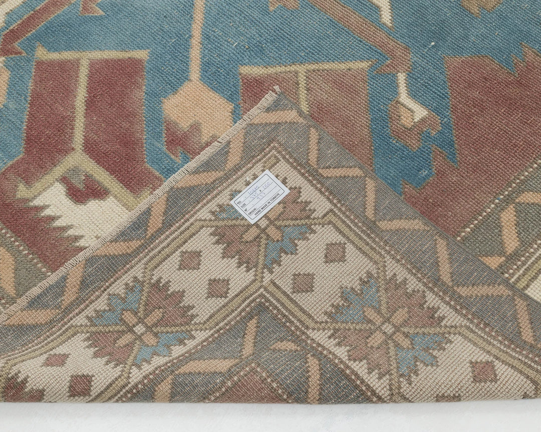 Multicolor Turkish Oushak Rug 8' 2" x 12' 4" Hand-Knotted | No. VR26139