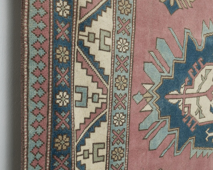 Multicolor Turkish Oushak Rug 6'7" x 9'10" Hand-Knotted | No. VR26176