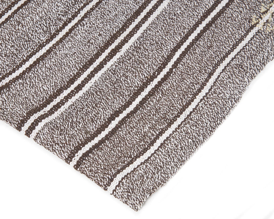Gray Kilim Rug 5' 7" x 6' 8" | No. VR26397