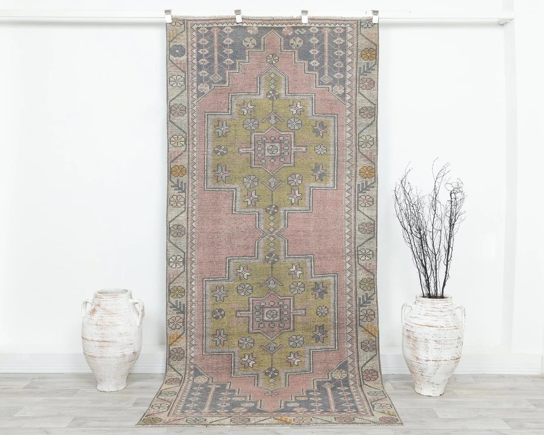 Rust Turkish Oushak Rug 4' 4" x 8' 10" Hand-Knotted | No. VR26518
