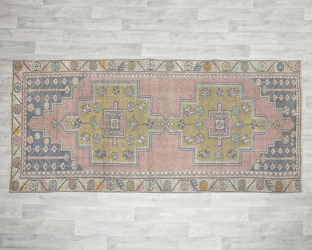 Rust Turkish Oushak Rug 4' 4" x 8' 10" Hand-Knotted | No. VR26518