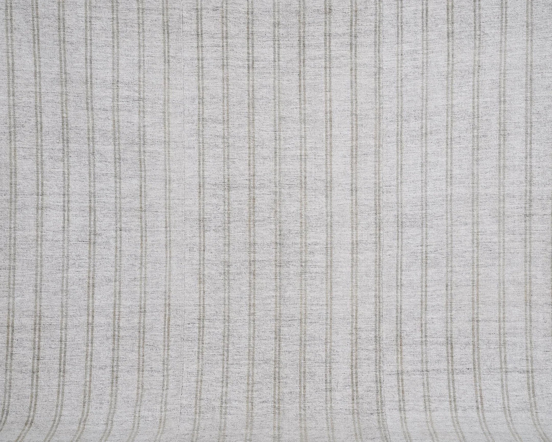 Gray Turkish Kilim Rug 7' 2" x 10' 8" Flat-Weave | No. VR26587