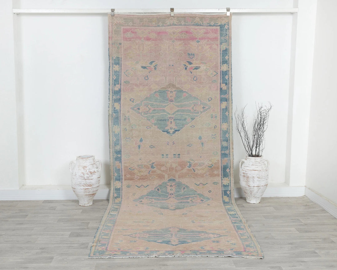 Blue Runner Rug 4' 6" x 11' 2" | No. VR26644