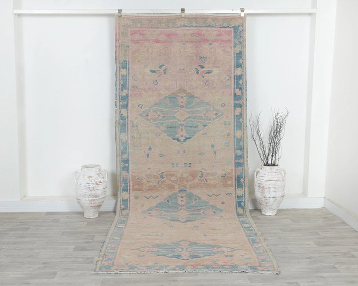 Blue Runner Rug 4' 6" x 11' 2" | No. VR26644