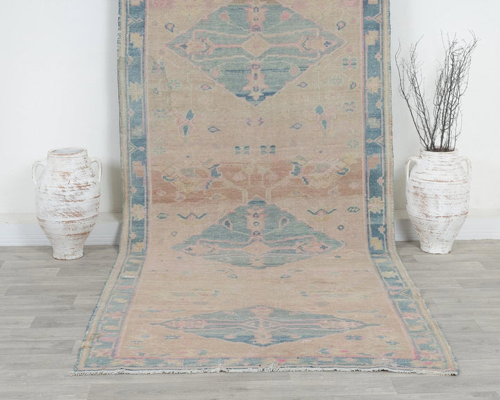 Blue Runner Rug 4' 6" x 11' 2" | No. VR26644