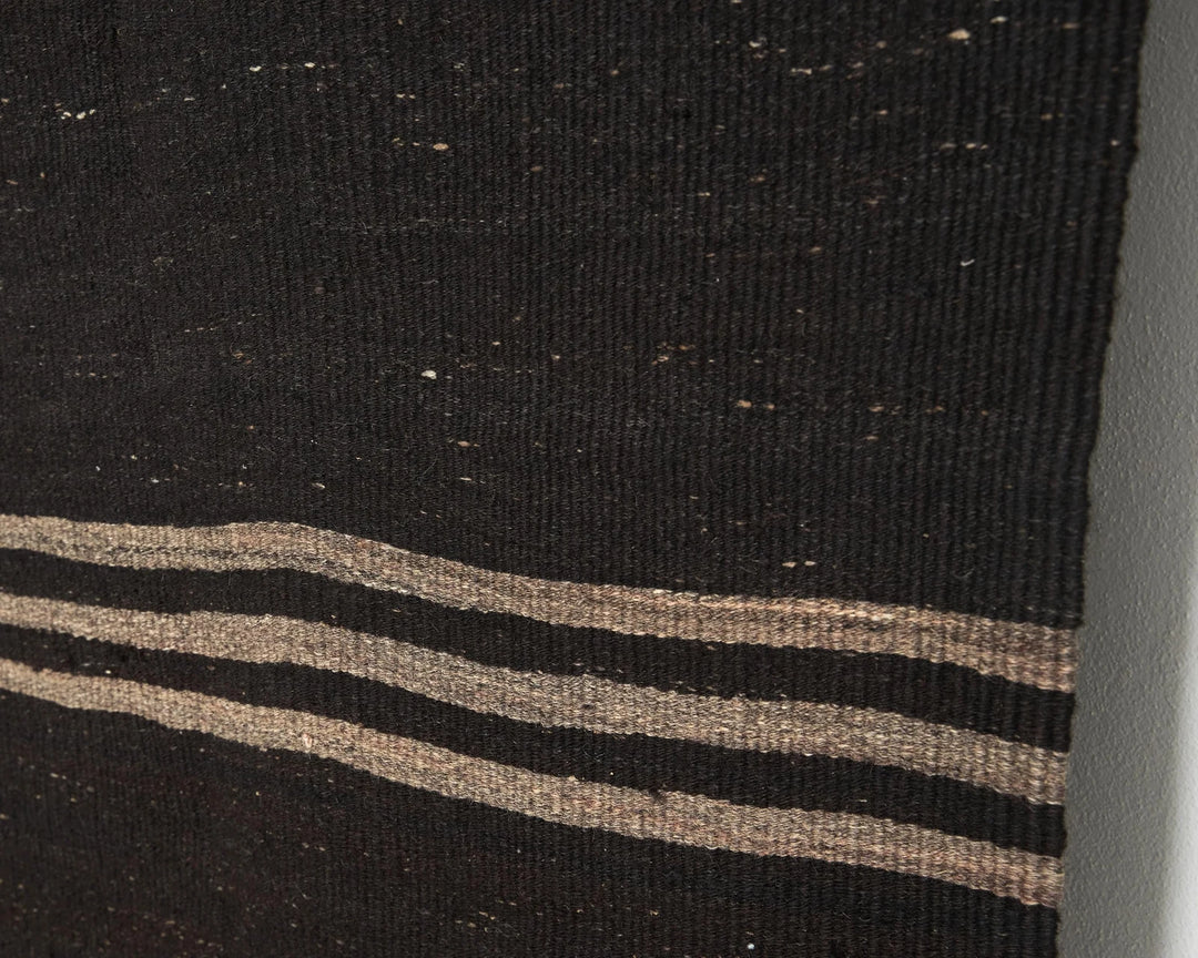 Brown Turkish Kilim Rug 7' 5" x 13' 3" Flat-Weave | No. VR26686