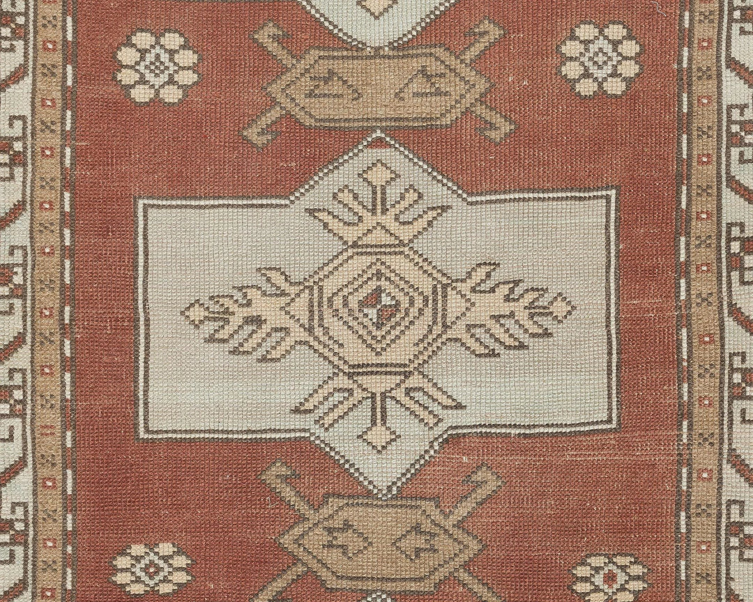 Multicolor Turkish Oushak Rug 10' 3" x 2' 9" Hand-Knotted | No. VR26722