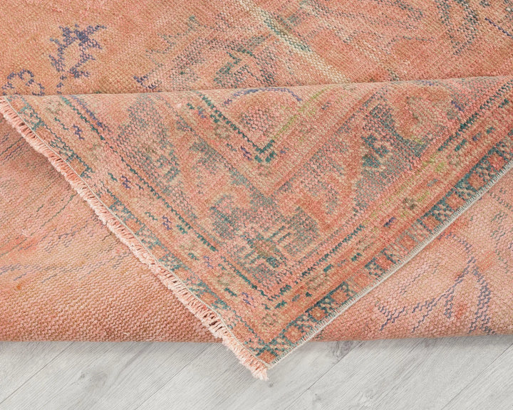 Multicolor Turkish Oushak Rug 6'5" x 9' Hand-Knotted | No. VR26894