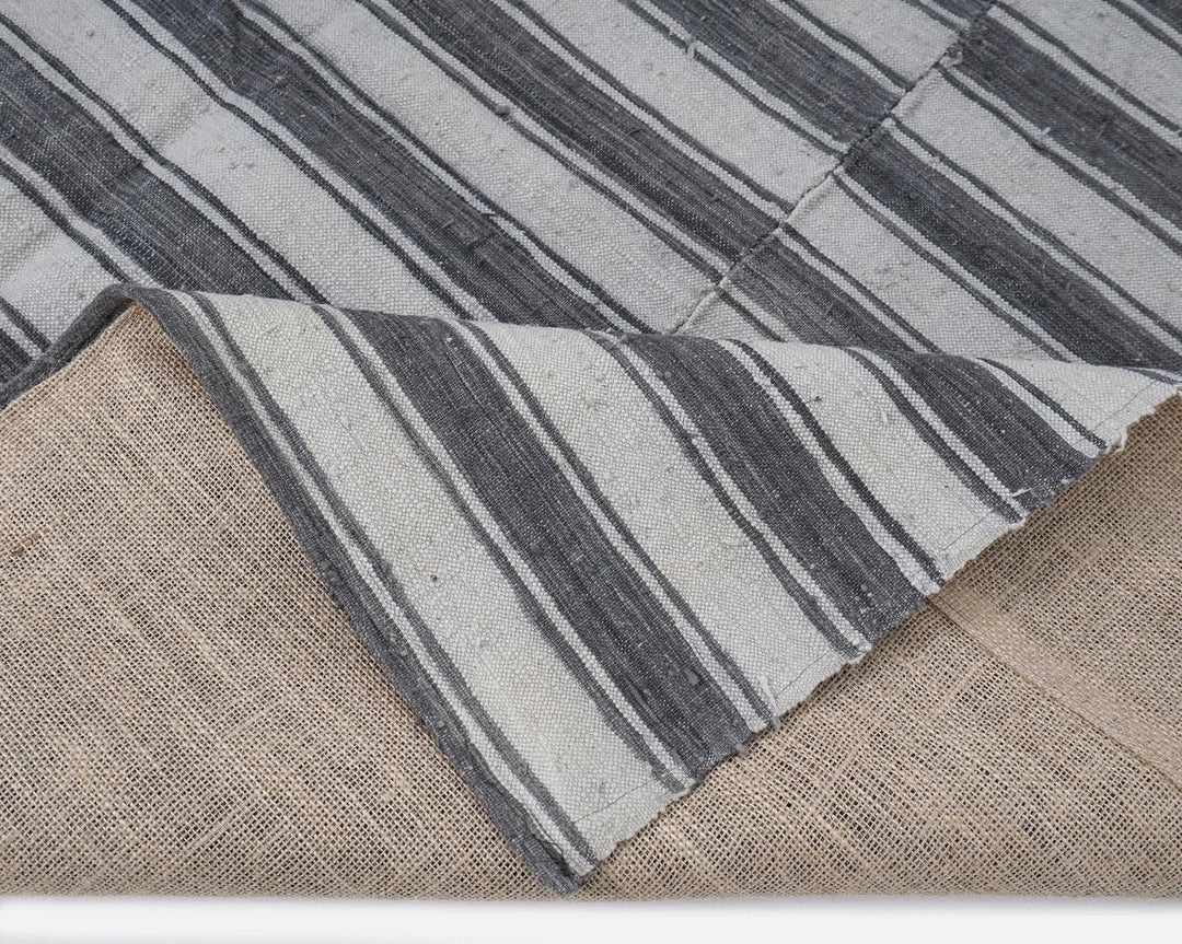 Brown Turkish Kilim Rug 5' 5" x 7' 10" Flat-Weave | No. VR26936