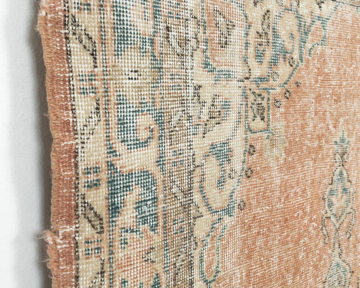 Multicolor Turkish Oushak Rug 3'9" x 6'5" Hand-Knotted | No. VR27212