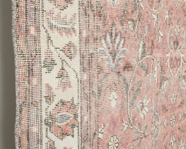 Multicolor Turkish Oushak Rug 6'7" x 10'1" Hand-Knotted | No. VR27278