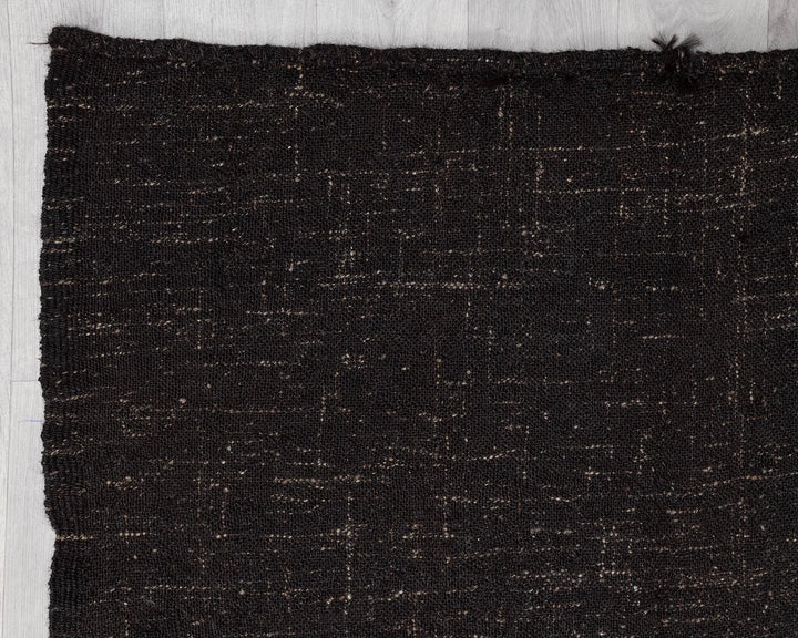 Brown Turkish Kilim Rug 3' 8" x 17' 10" Flat-Weave | No. VR27291