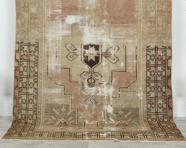 Muted Oushak Rug 3' 11" x 8' | No. VR27489