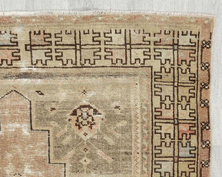 Muted Oushak Rug 3' 11" x 8' | No. VR27489