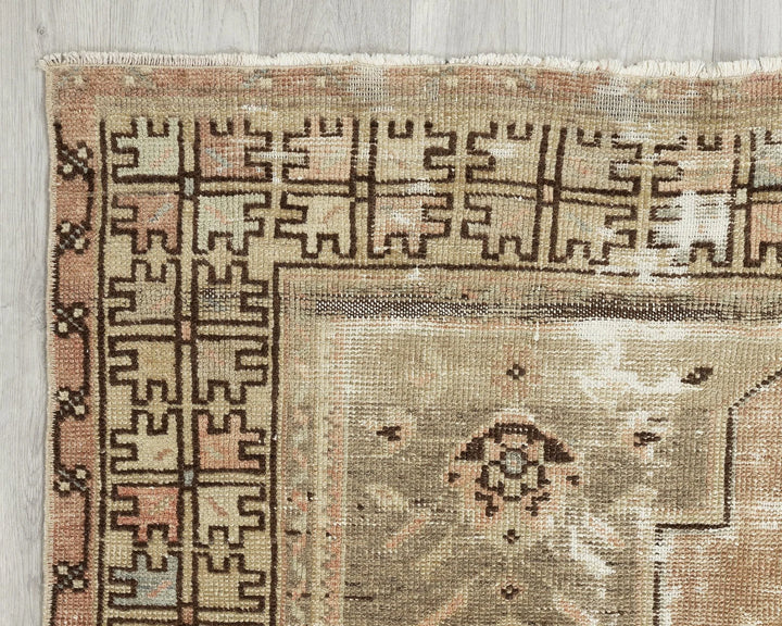 Muted Oushak Rug 3' 11" x 8' | No. VR27489