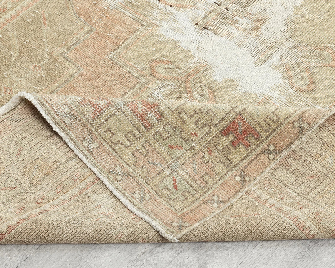 Muted Oushak Rug 3' 11" x 8' | No. VR27489