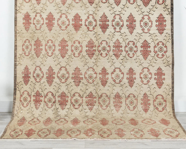 Multicolor Turkish Oushak Rug 5' 2" x 8' 5" Hand-Knotted | No. VR27633