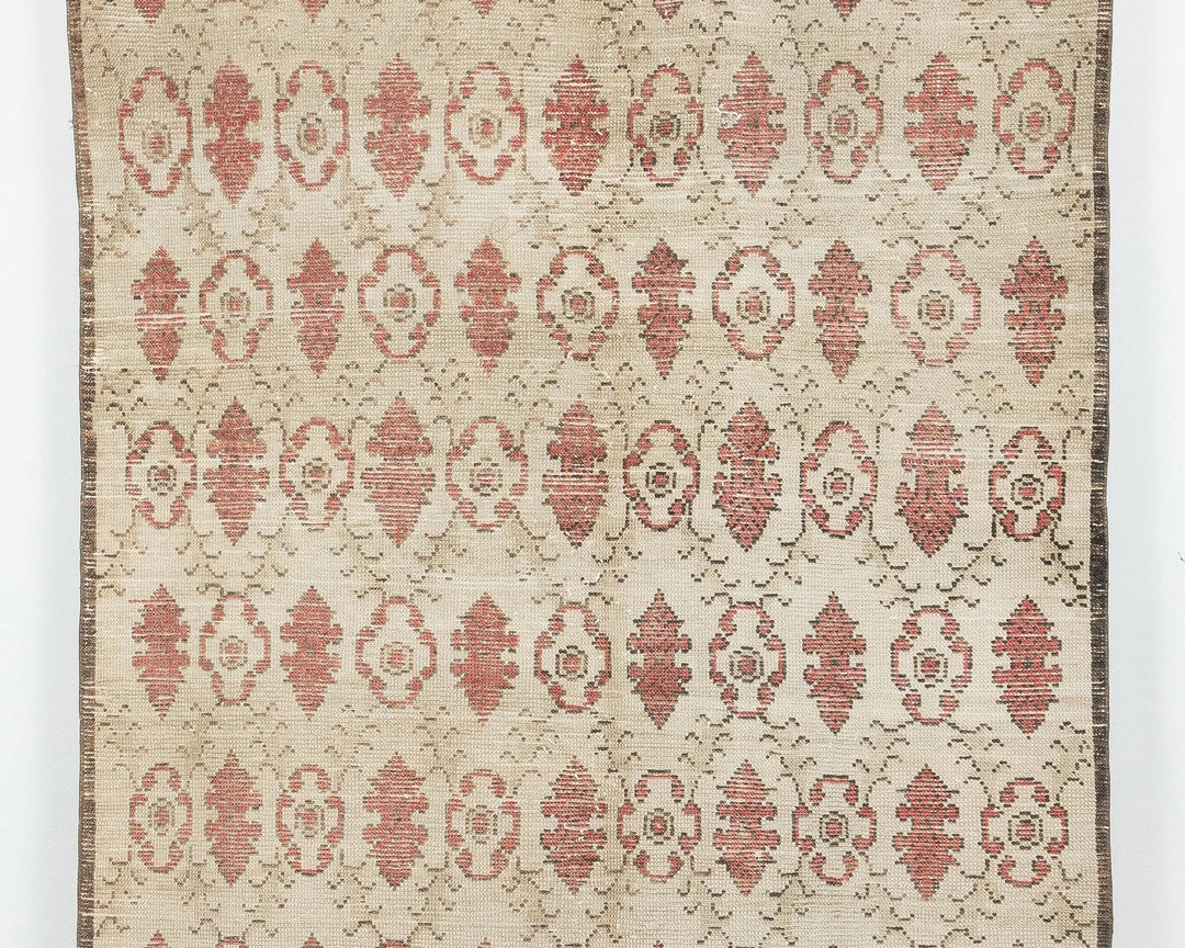 Multicolor Turkish Oushak Rug 5' 2" x 8' 5" Hand-Knotted | No. VR27633
