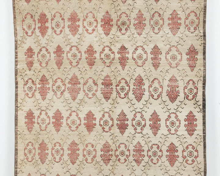 Multicolor Turkish Oushak Rug 5' 2" x 8' 5" Hand-Knotted | No. VR27633