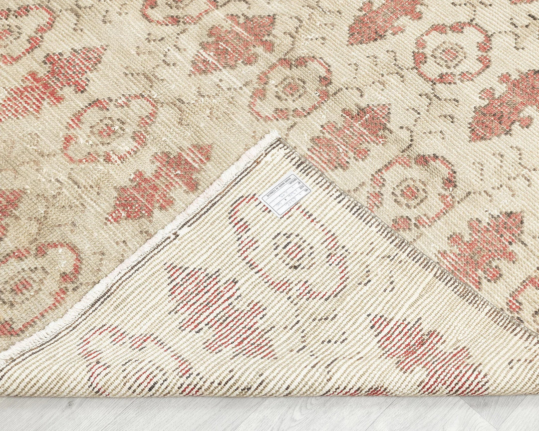 Multicolor Turkish Oushak Rug 5' 2" x 8' 5" Hand-Knotted | No. VR27633