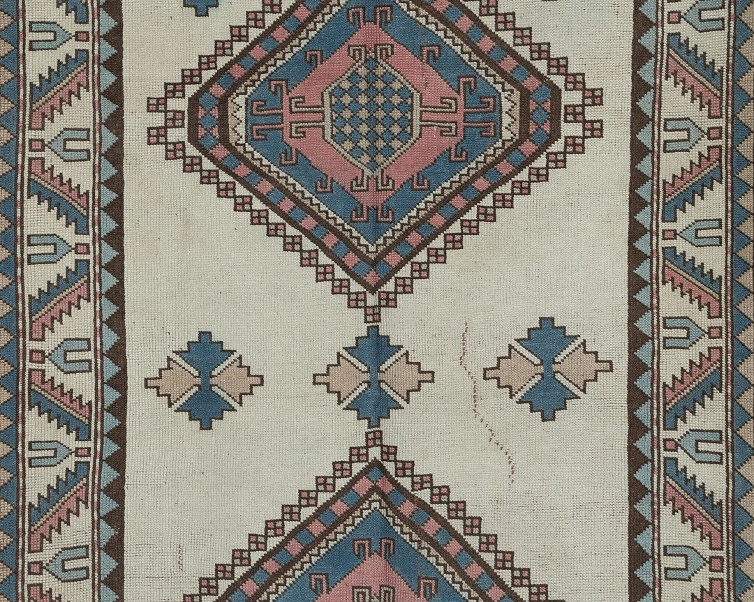 Rust Turkish Oushak Rug 7' 7" x 4' 9" Hand-Knotted | No. VR27674
