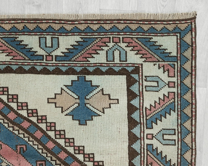 Rust Turkish Oushak Rug 7' 7" x 4' 9" Hand-Knotted | No. VR27674