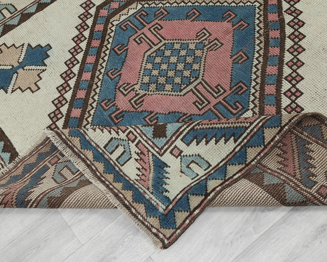 Rust Turkish Oushak Rug 7' 7" x 4' 9" Hand-Knotted | No. VR27674