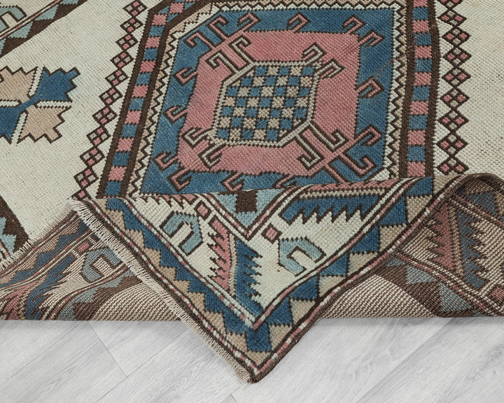 Rust Turkish Oushak Rug 7' 7" x 4' 9" Hand-Knotted | No. VR27674