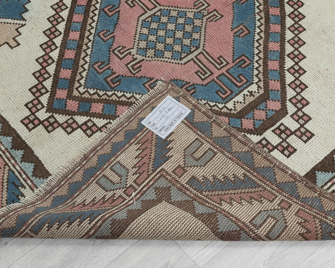 Rust Turkish Oushak Rug 7' 7" x 4' 9" Hand-Knotted | No. VR27674