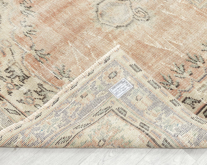 Multicolor Turkish Oushak Rug 4' 8" x 7' 2" Hand-Knotted | No. VR27797