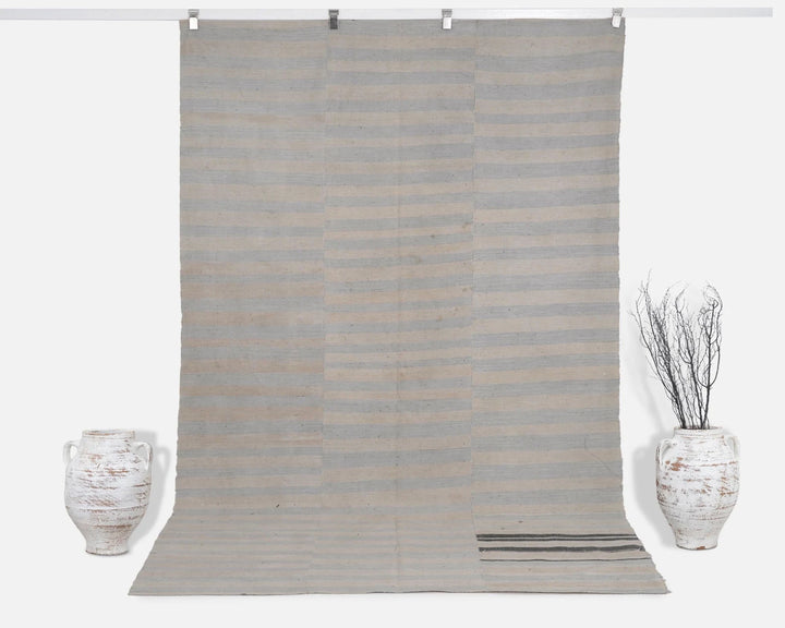 Multicolor Turkish Kilim Rug 5' 10" x 9' 2" Flat-Weave | No. VR27955