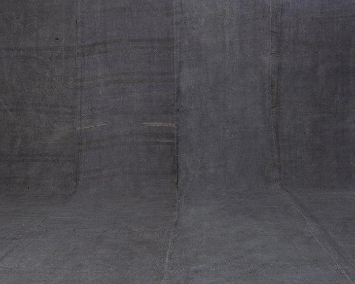 Gray Turkish Kilim Rug 14' 8" x 16' 9" Flat-Weave | No. VR27975