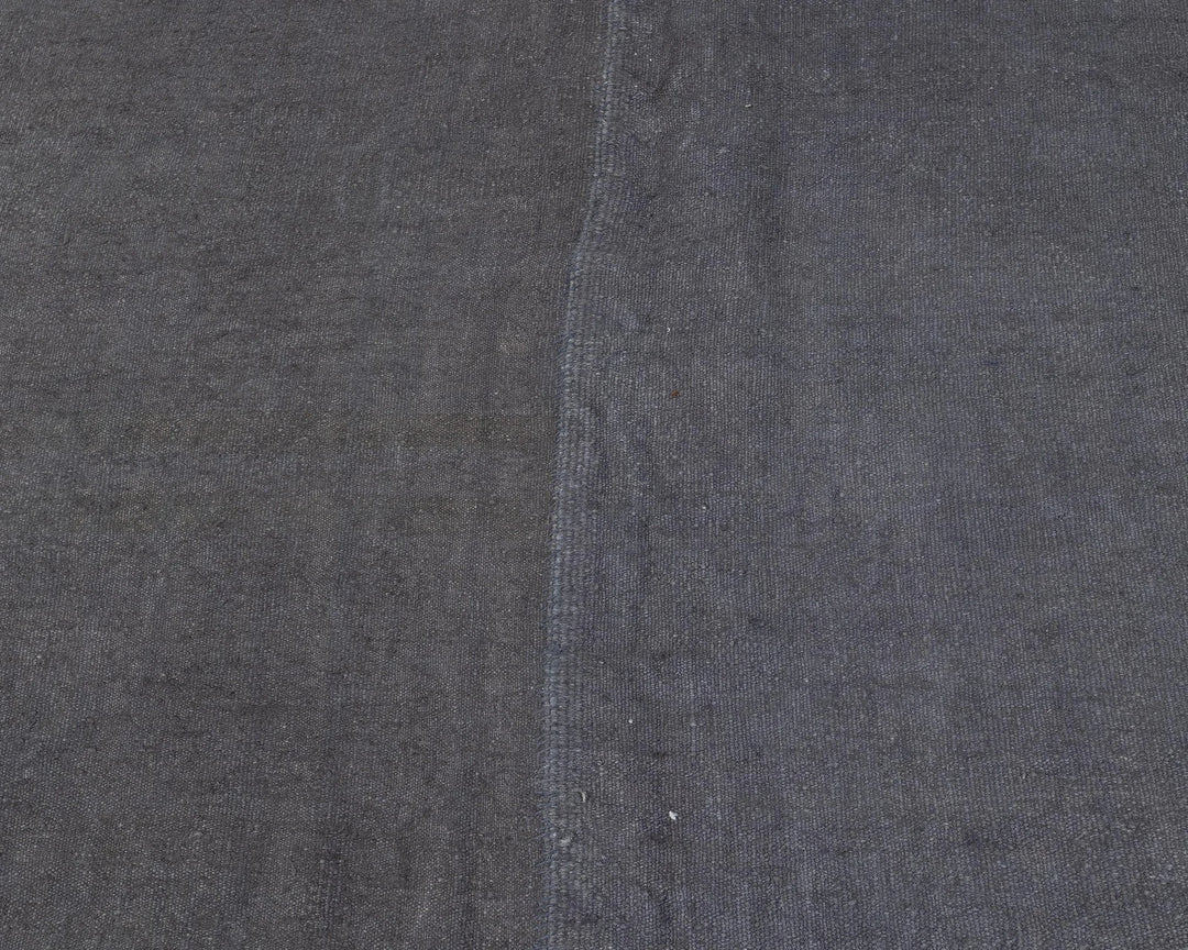 Gray Turkish Kilim Rug 14' 8" x 16' 9" Flat-Weave | No. VR27975