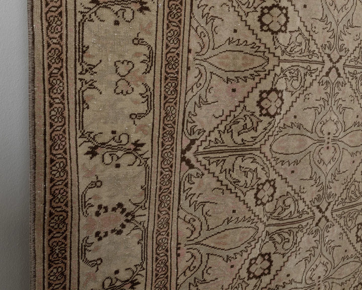 Multicolor Turkish Vintage Rug 7' 11" x 11' Hand-Knotted | No. VR28305