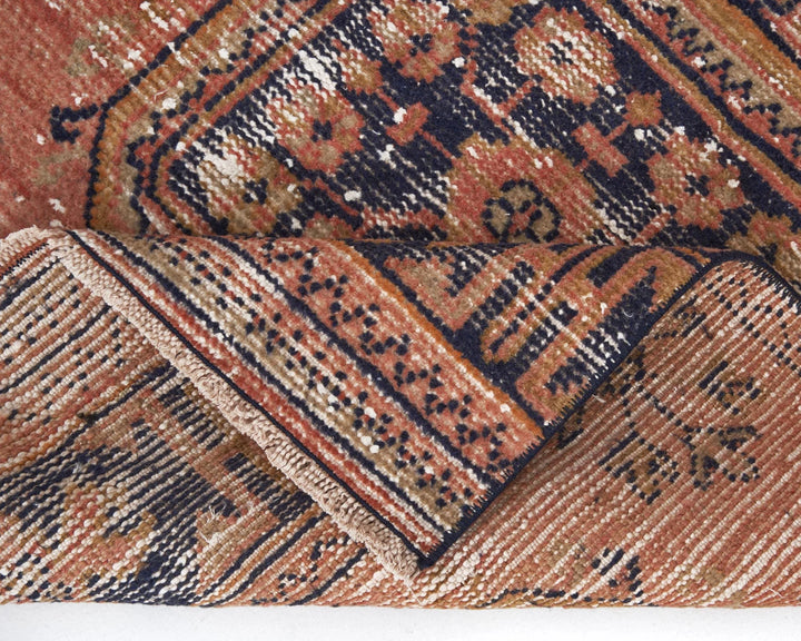 Multicolor Turkish Oushak Rug 3' 4" x 11' 6" Hand-Knotted | No. VR28497