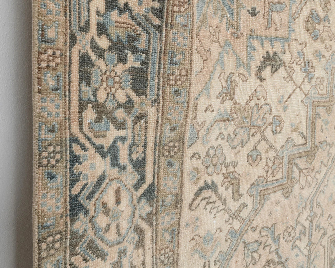 Multicolor Turkish Oushak Rug 6'11" x 10'4" Hand-Knotted | No. VR28877
