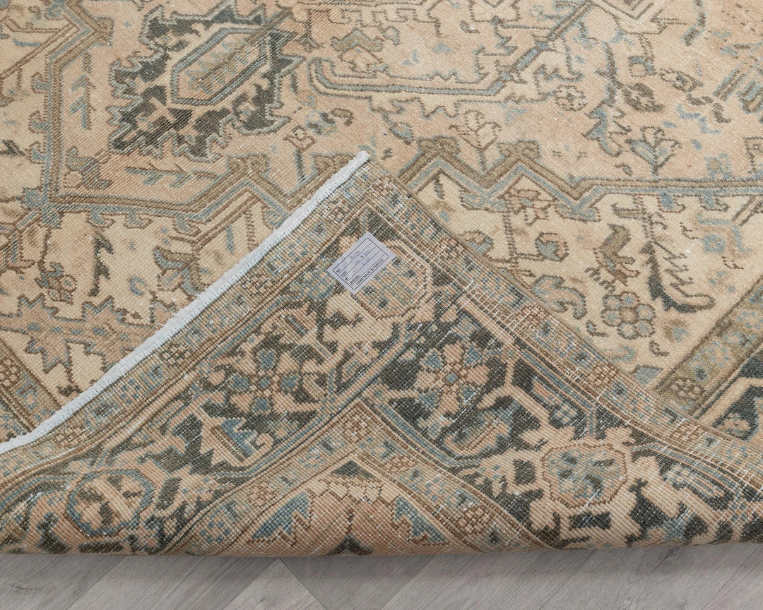 Multicolor Turkish Oushak Rug 6'11" x 10'4" Hand-Knotted | No. VR28877