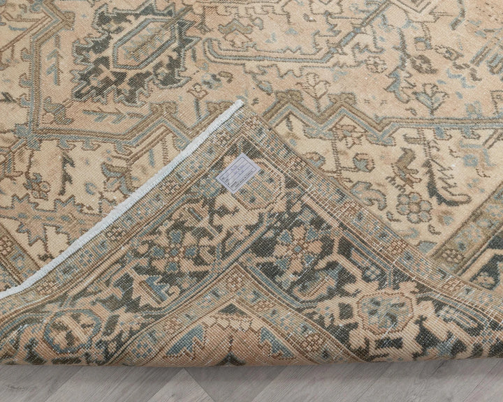 Multicolor Turkish Oushak Rug 6'11" x 10'4" Hand-Knotted | No. VR28877