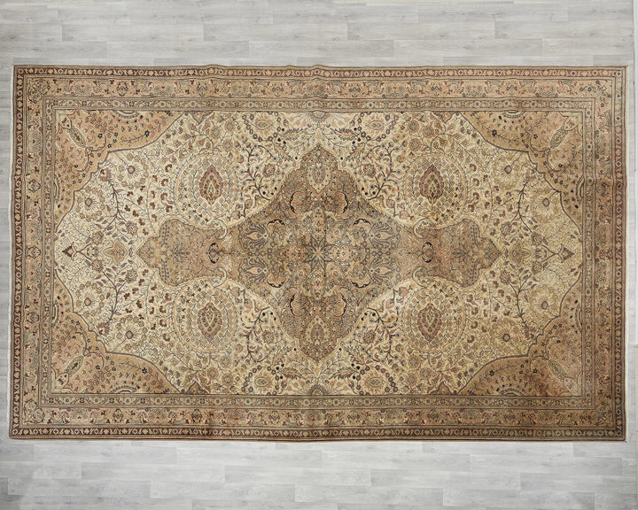 Multicolor Turkish Oushak Rug 9' x 13' 9" Hand-Knotted | No. VR29049