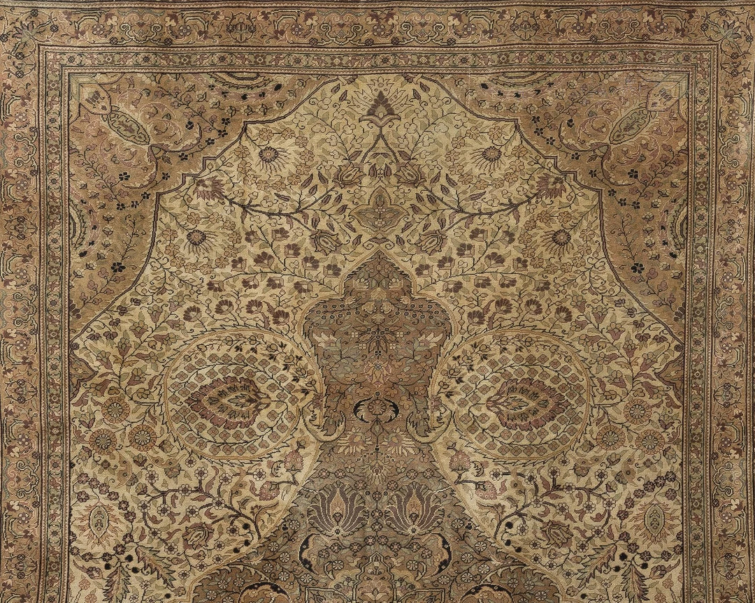 Multicolor Turkish Oushak Rug 9' x 13' 9" Hand-Knotted | No. VR29049