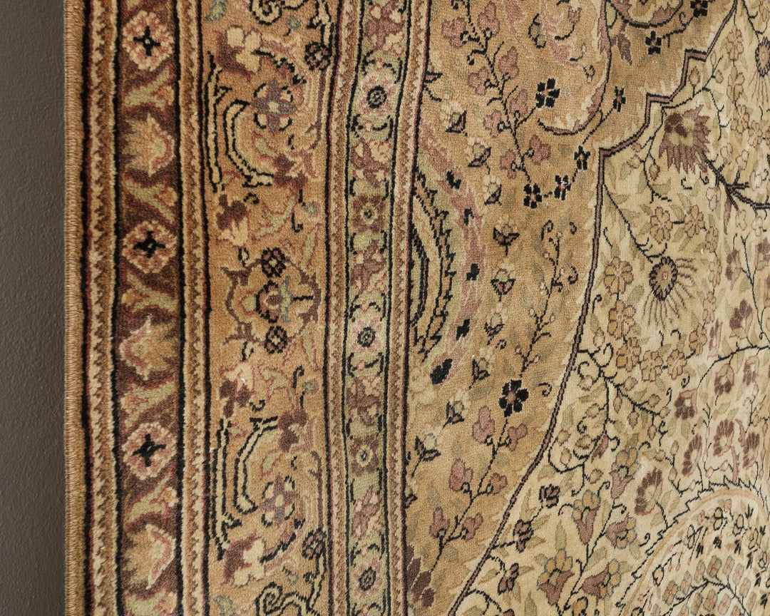 Multicolor Turkish Oushak Rug 9' x 13' 9" Hand-Knotted | No. VR29049
