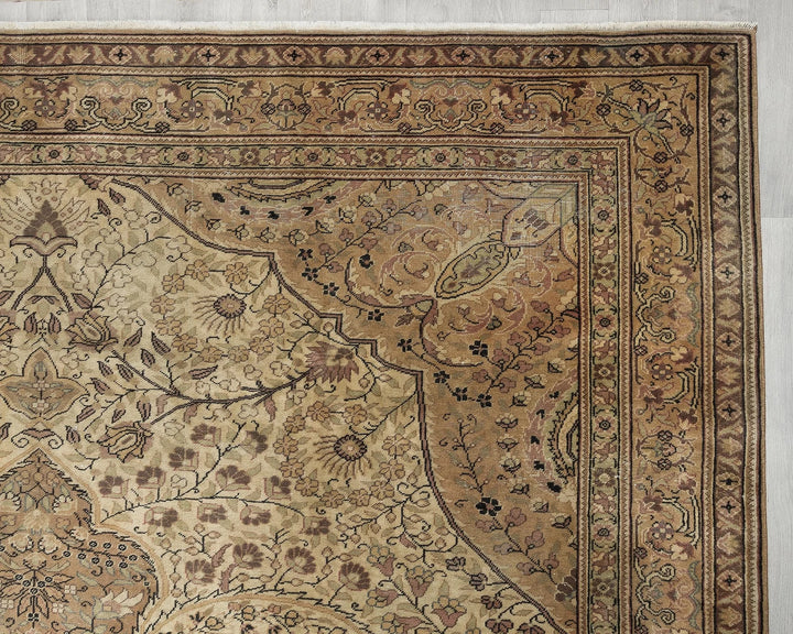 Multicolor Turkish Oushak Rug 9' x 13' 9" Hand-Knotted | No. VR29049