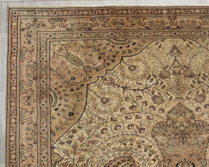 Multicolor Turkish Oushak Rug 9' x 13' 9" Hand-Knotted | No. VR29049