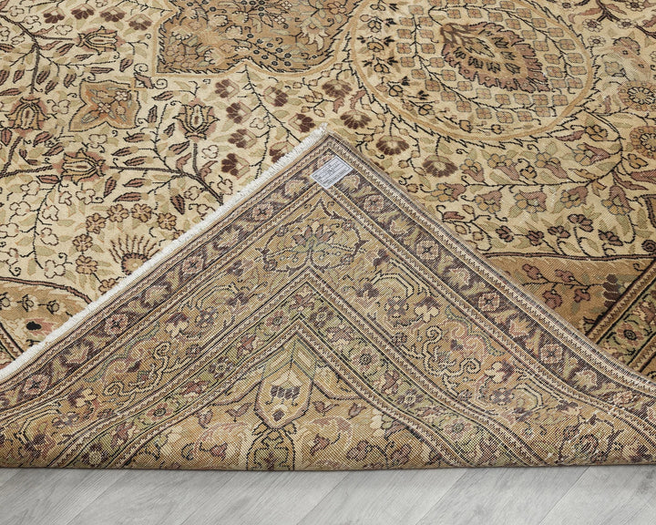 Multicolor Turkish Oushak Rug 9' x 13' 9" Hand-Knotted | No. VR29049