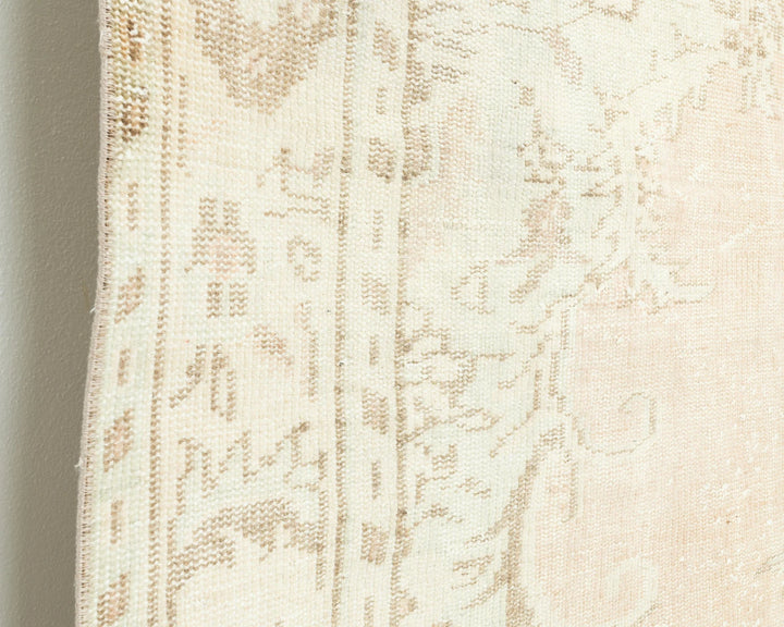 Beige Turkish Oushak Rug 5'8" x 9'6" Hand-Knotted | No. VR29088