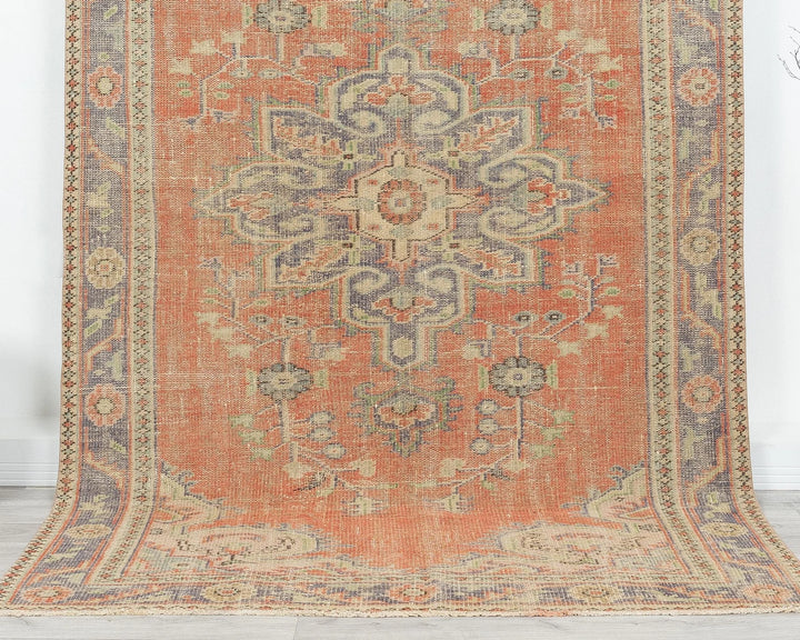 Multicolor Turkish Oushak Rug 5' 5" x 9' Hand-Knotted | No. VR29311