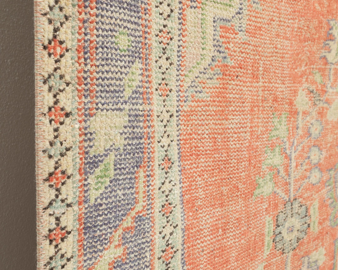 Multicolor Turkish Oushak Rug 5' 5" x 9' Hand-Knotted | No. VR29311
